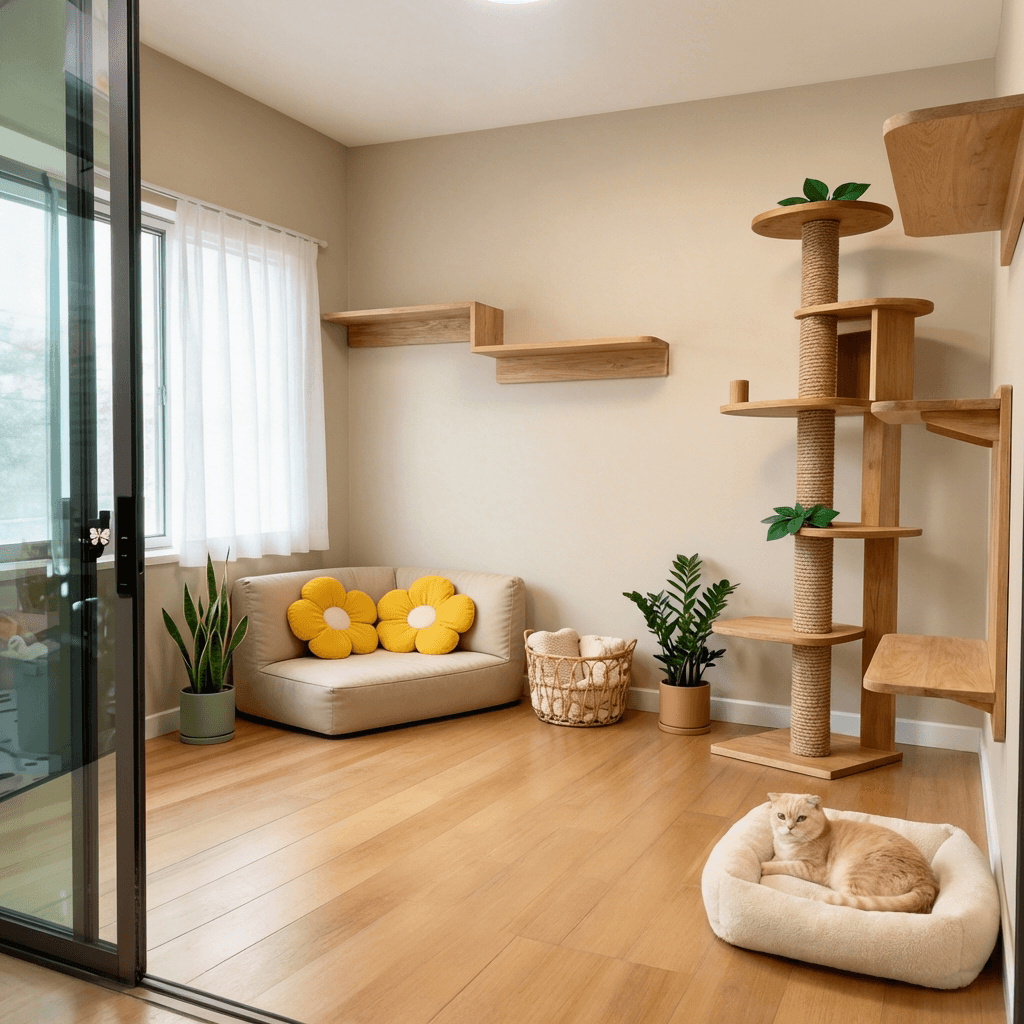 แมวที่ได้รับการดูแลอย่างอบอุ่นที่ Creamy Cat Home